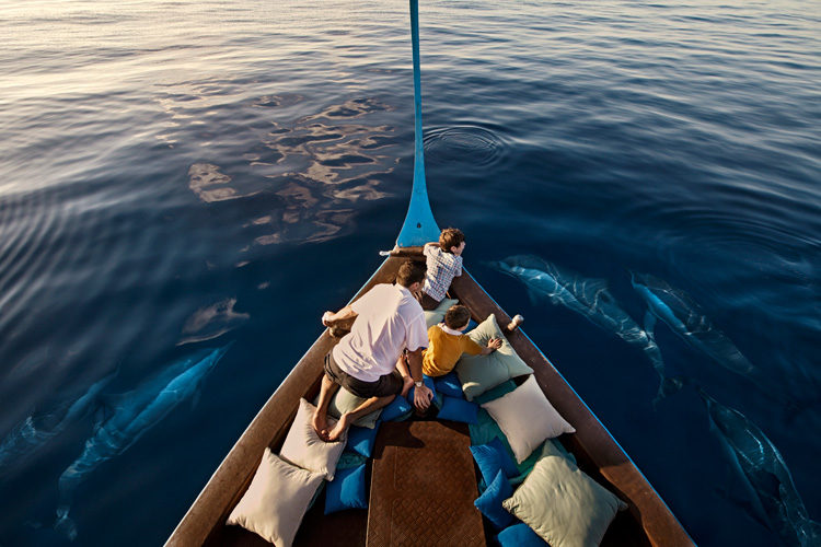 The Four Seasons Kuda Haruu dhoni sail boat