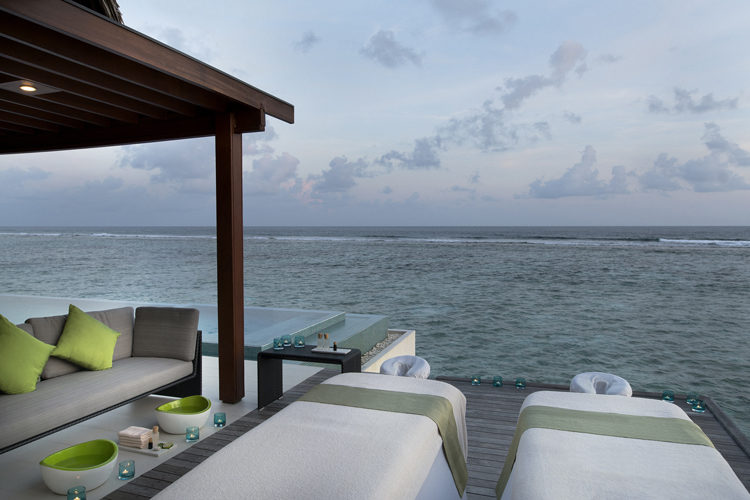 Niyama Private Islands overwater spa