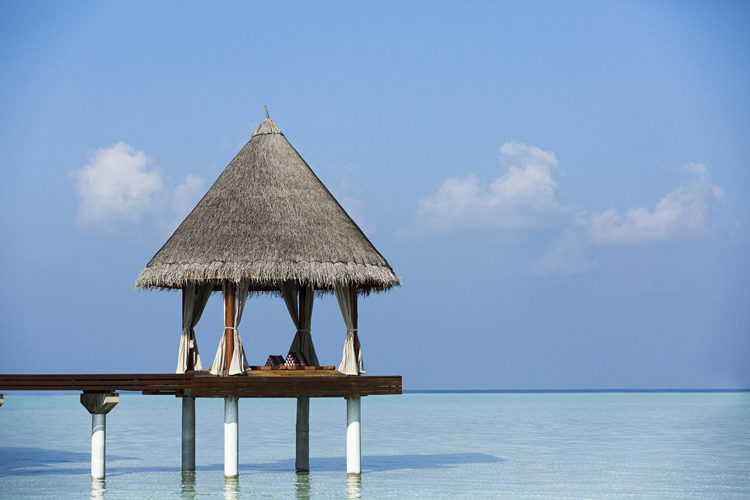 Anantara Dhigu spa pavilion