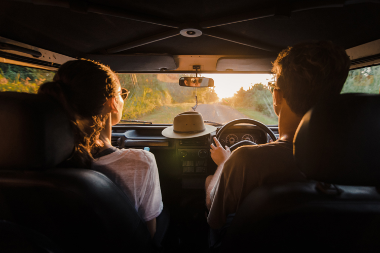 Couple exploring Samoa by car at Sinalei Reef Resort & Spa, Samoas best surf holiday for couples