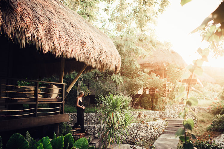 Suarga Padang Padang Ulin Pavilion and surround gardens