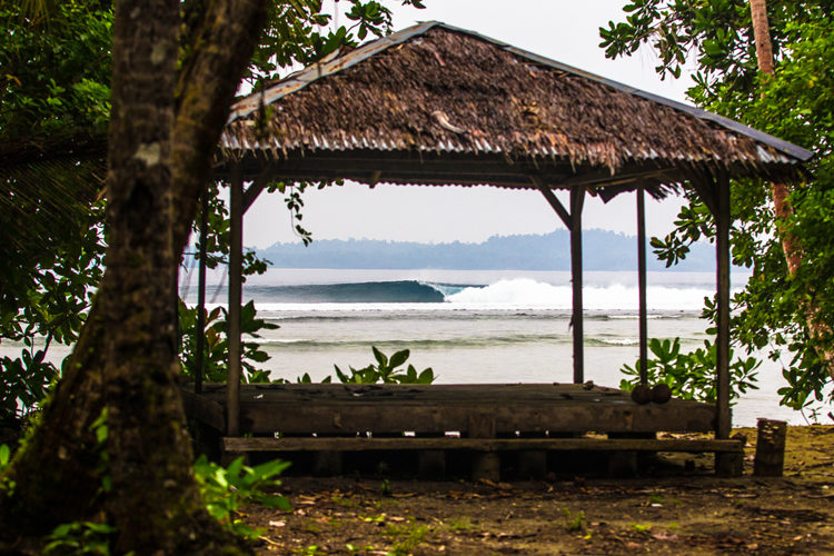 waves out the front of resort latitude zero