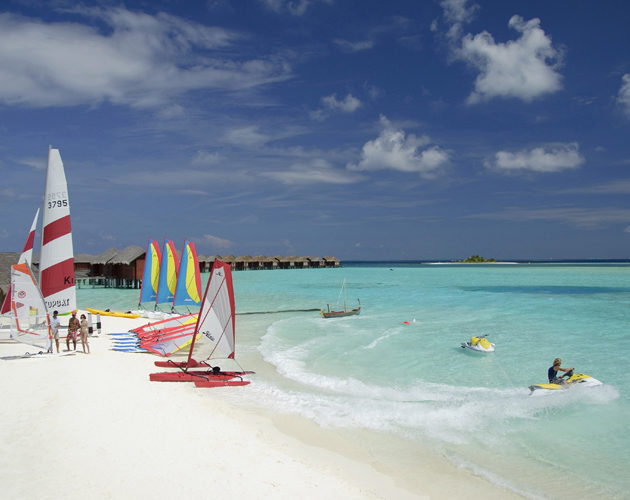 watersports at Anantara Dhigu