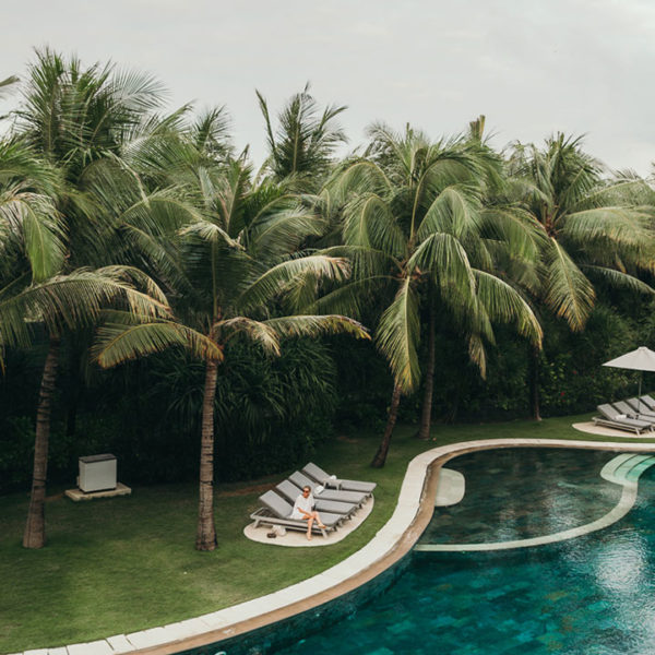 Poolside at the COMO Uma Canggu