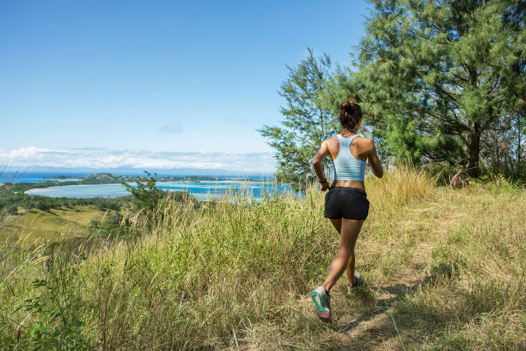 Hill runs at Six Senses Fiji