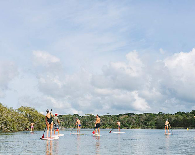 paddle boarding near Halcyon House