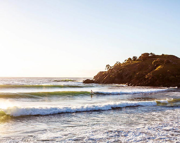 Cabarita Beach headland near Halcyon House