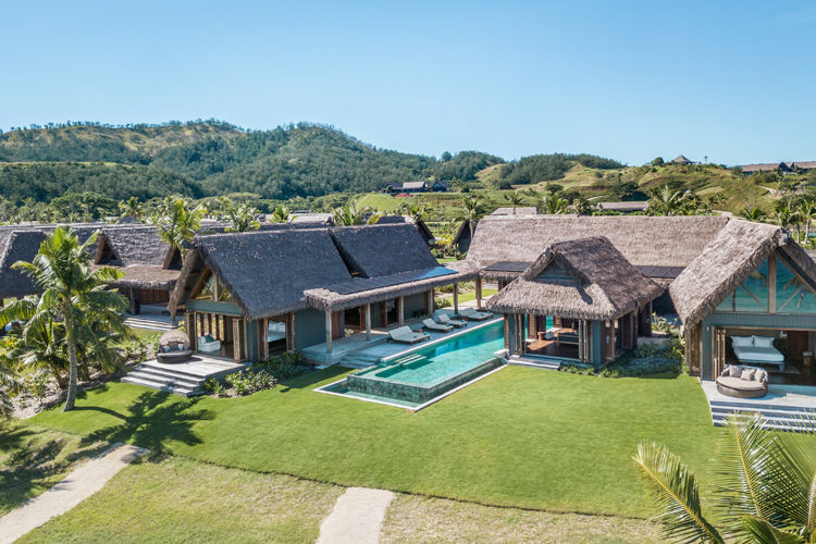 Exterior of Four Bedroom Beachfront Pool Residence at Six Senses Fiji