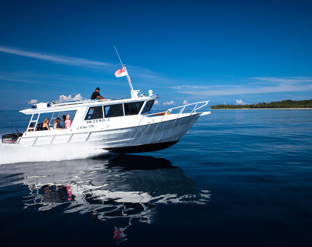 speed boats at resort latitude zero