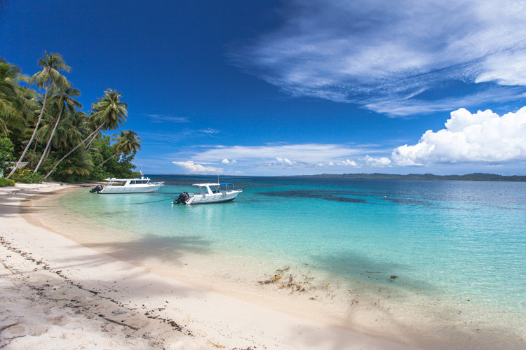 aqua waters surrounding resort latitude zero