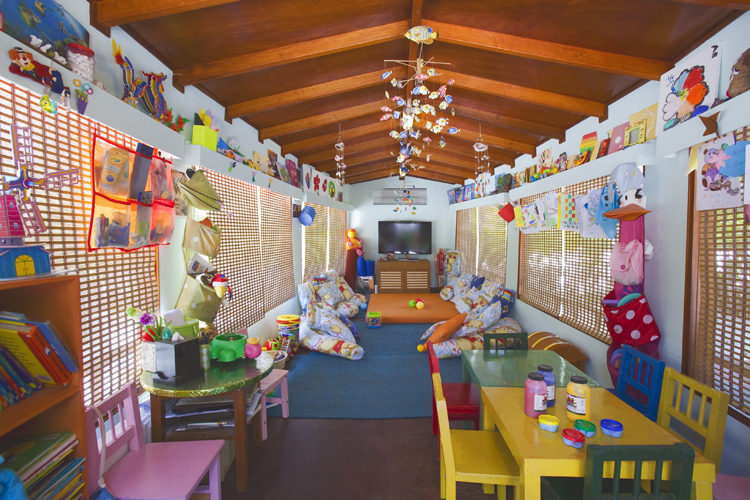 Anantara Dhigu Interior of Dhoni Kids Club