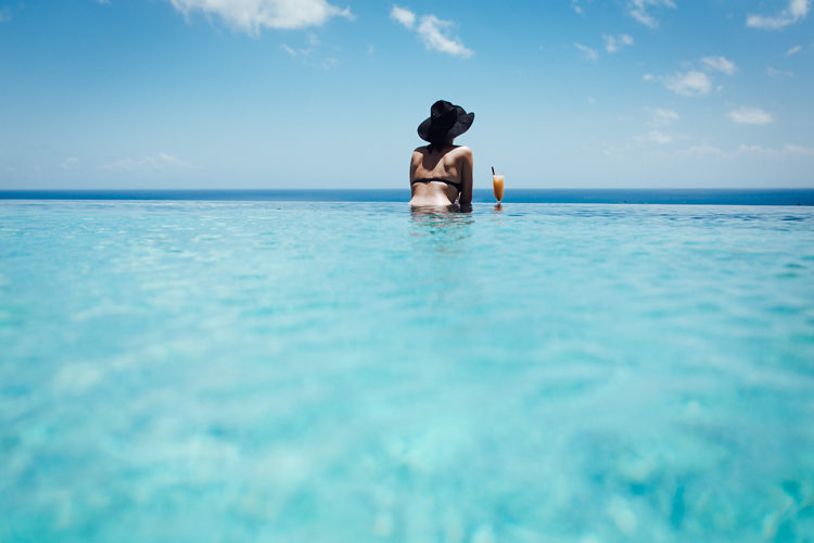 Luxury pool at Suarga Padang Padang