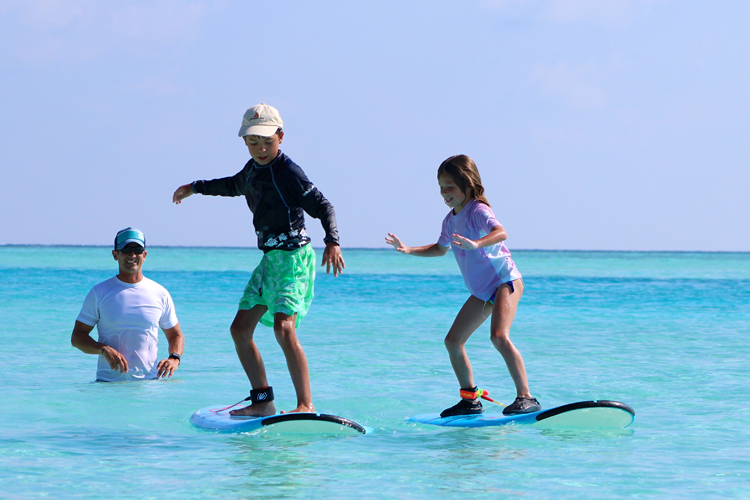 family surf trip